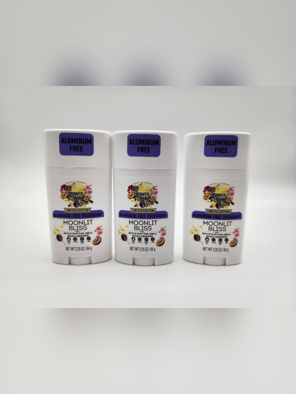 Power Stick Moonlit Bliss 2.25 Oz Aluminum-Free Deodorant - Pack Of 3